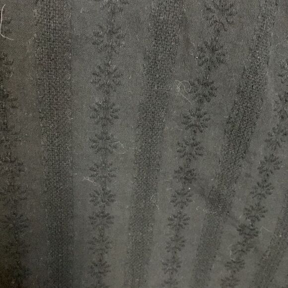 Urban Outfitters Bria Black Eyelet Pleated Short Sleeve Frock Mini Dress Size S - Picture 10 of 15